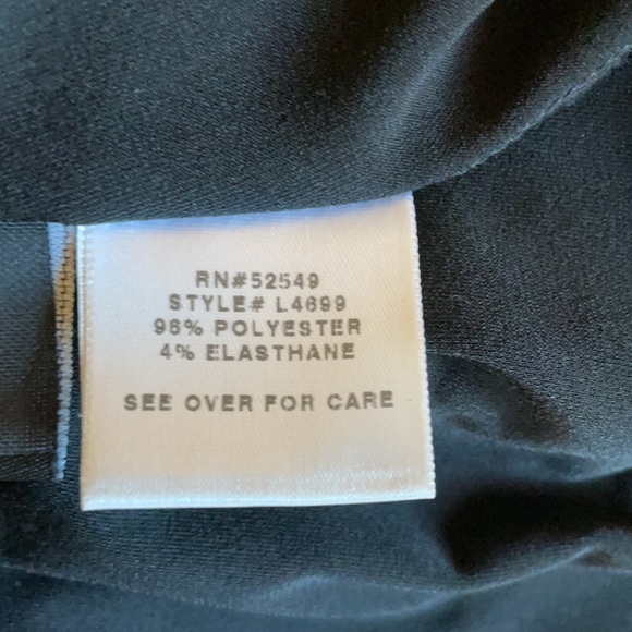 LAUNDRY By ShELLI SEGAL Women Black A-Line Dress Size 0 - Picture 14 of 14